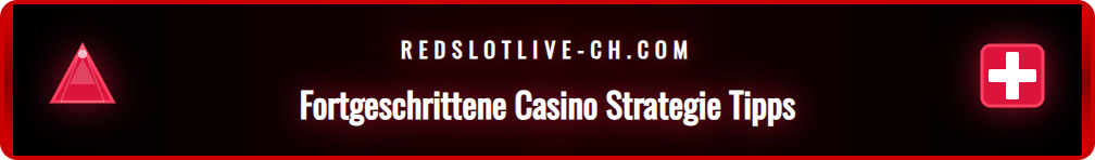 Infografik mit Tipps und Tricks für fortgeschrittene Casino-Spieler.