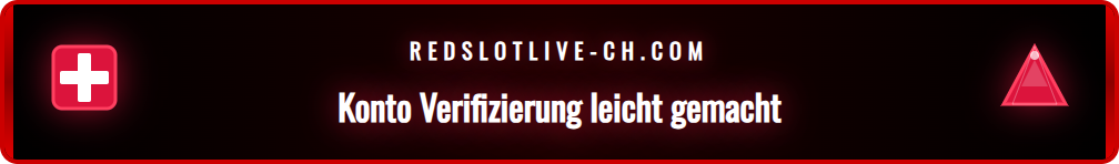Schritt-für-Schritt-Anleitung zur Verifizierung Ihres Redslot Kontos.