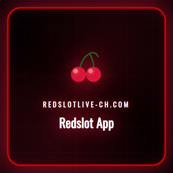 Benutzeroberfläche der Redslot App auf einem Smartphone in der Schweiz.