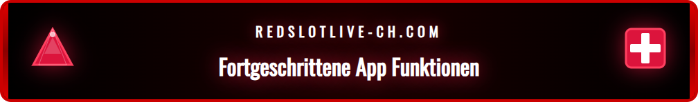 Erweiterte Einstellungen und Bonus-Funktionen der Casino-App.
