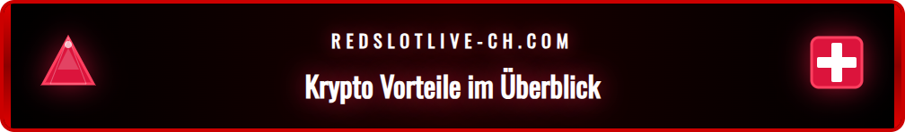 Infografik zeigt die Vorteile von Krypto-Zahlungen für Spieler.