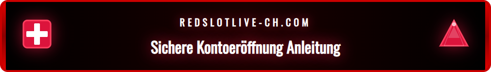 Schritt-für-Schritt-Anleitung zur Kontoeröffnung bei Redslot Casino.