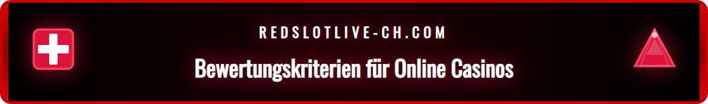 Checkliste mit Kriterien zur Bewertung von Online Casinospielen.