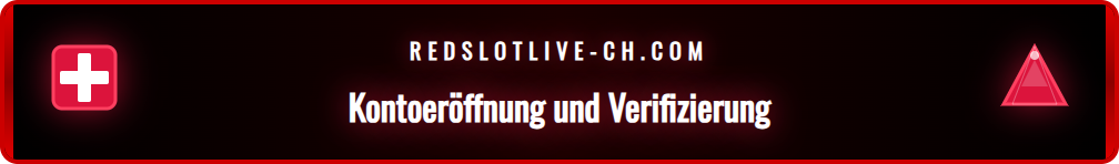 Schritt-für-Schritt-Anleitung zur Kontoeröffnung bei Redslot.