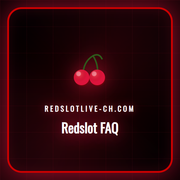 Eine Übersicht der Redslot FAQ Seite mit Antworten zu allen Fragen.