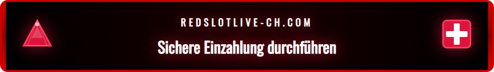 Einzahlungsmaske von Redslot mit Logos von TWINT und PostFinance.