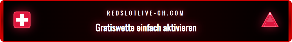Schritt-für-Schritt-Anleitung zur Aktivierung der Gratiswette bei Redslot.