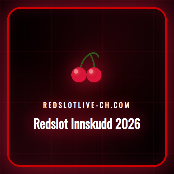Einzahlungsmaske für das Redslot Innskudd 2026 mit verschiedenen Zahlungsmethoden.