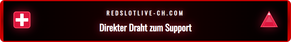 Benutzeroberfläche des Redslot Chats auf einem Laptop für Support.
