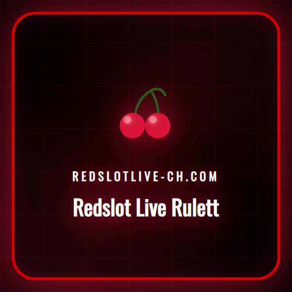 Eine elegante Ansicht eines Redslot Live Rulett Tisches mit Dealer.