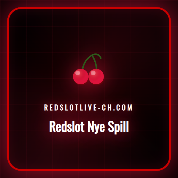 Eine spannende Vorschau auf die neuesten Redslot Nye Spill auf einem Laptop.