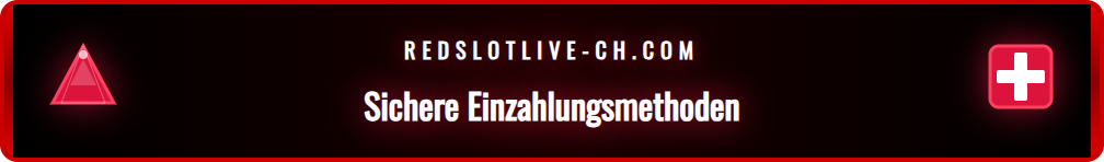 Logos von TWINT und PostFinance als Zahlungsoptionen bei Redslot.