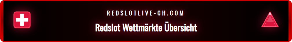 Übersicht der verschiedenen Sportarten und Ligen im Redslot Sportsbook.