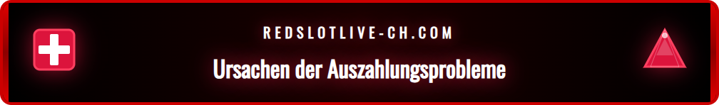 Infografik zu Gründen für verzögerte Auszahlungen in der Schweiz.
