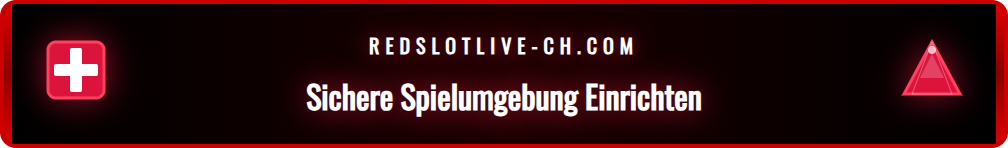 Screenshot des Dashboards zur Einstellung von Limits für verantwortungsvolles Spielen bei Redslot.