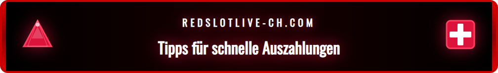 Checkliste mit Tipps für eine reibungslose Redslot Auszahlung.