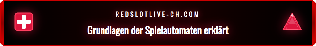 Infografik, die die grundlegenden Elemente eines Online-Spielautomaten erklärt.